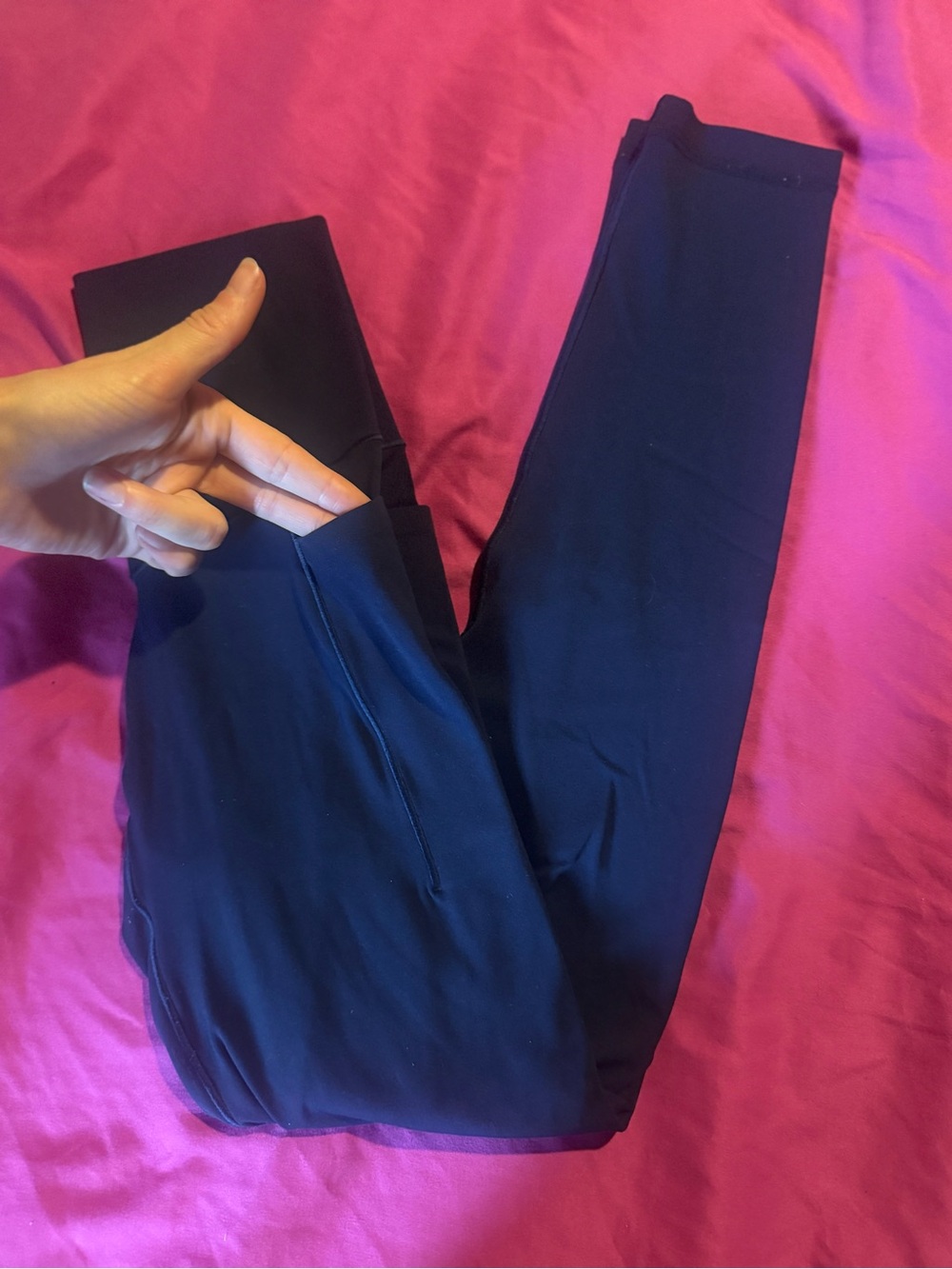 aerie navy blue leggings